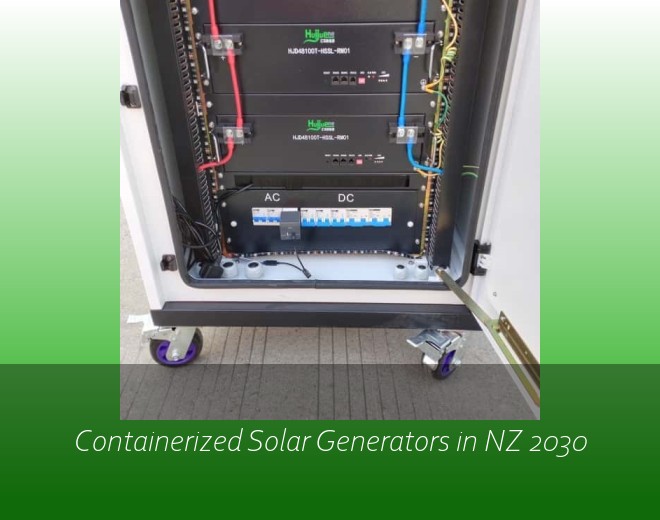 Containerized Solar Generators in NZ 2030