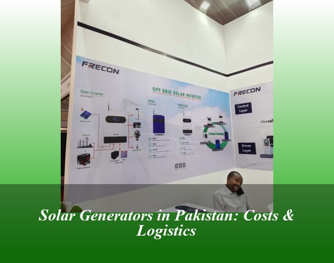 Solar Generators in Pakistan: Costs & Logistics