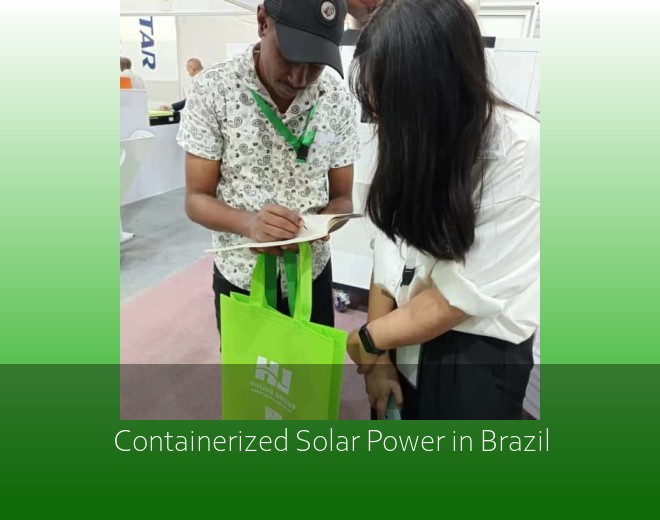 Containerized Solar Power in Brazil