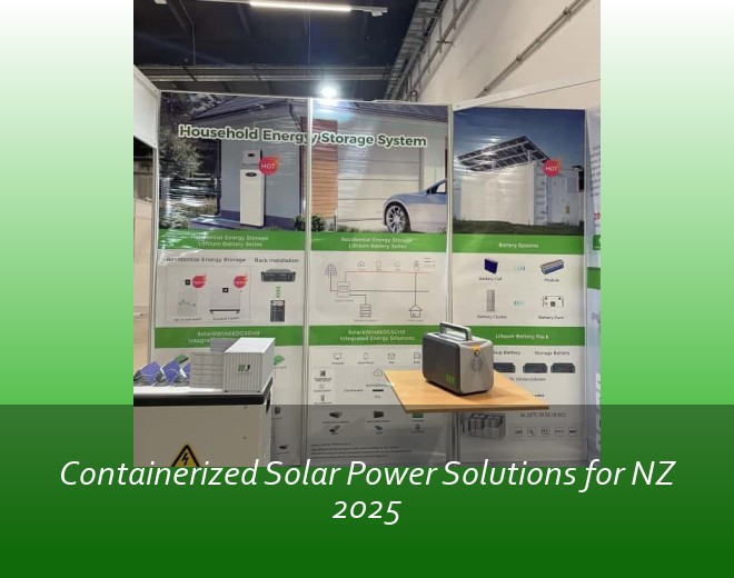 Containerized Solar Power Solutions for NZ 2025