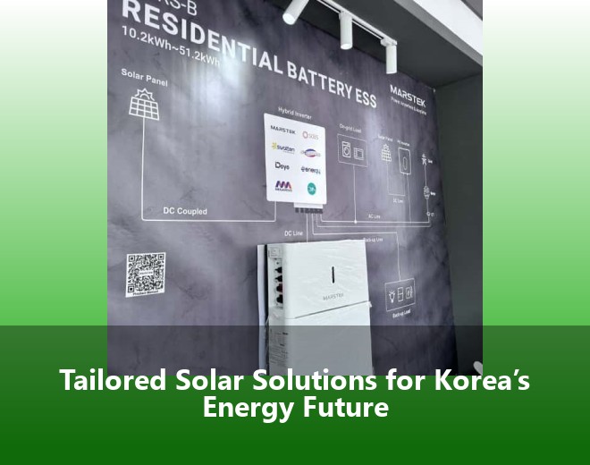 Tailored Solar Solutions for Korea’s Energy Future