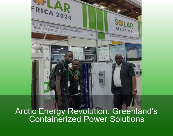 Arctic Energy Revolution: Greenland's Containerized Power Solutions