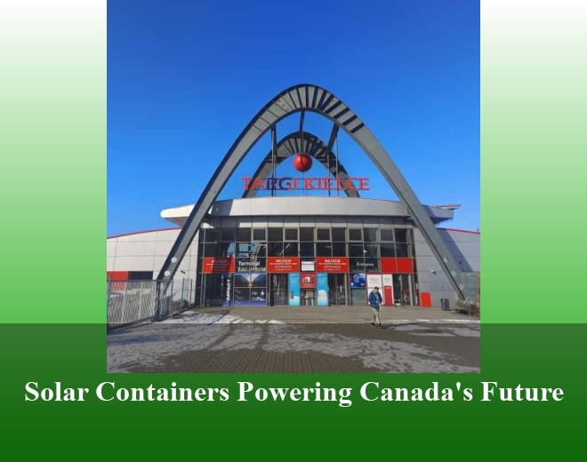 Solar Containers Powering Canada's Future