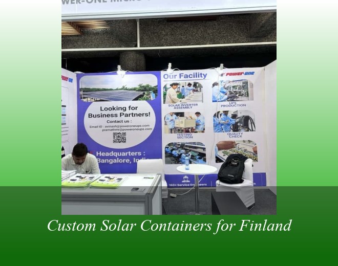 Custom Solar Containers for Finland