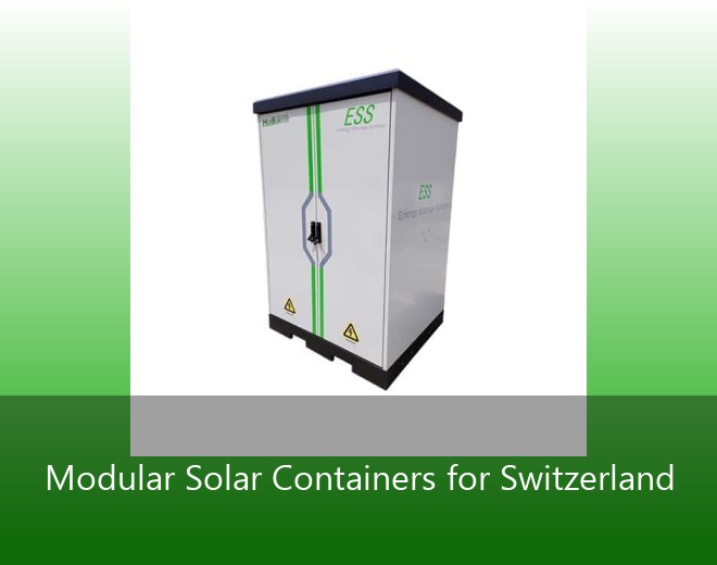 Modular Solar Containers for Switzerland