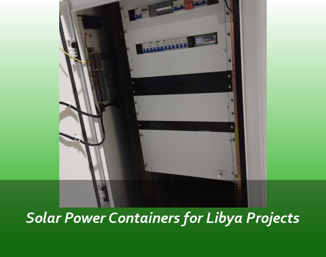 Solar Power Containers for Libya Projects