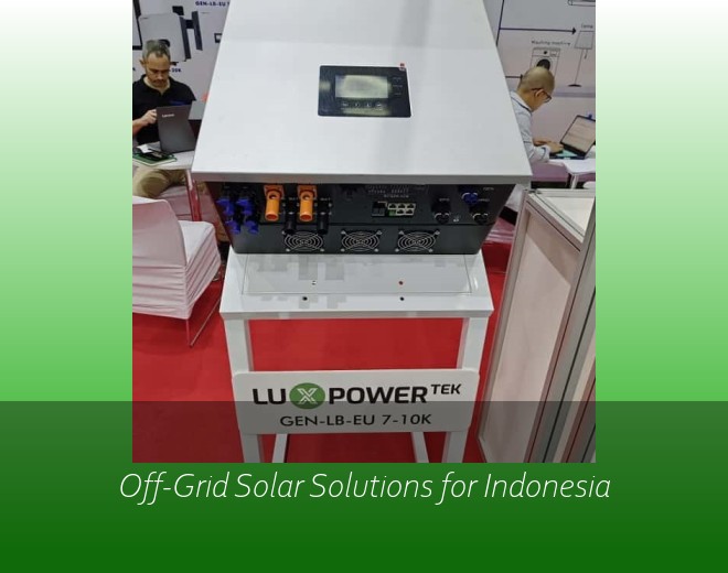 Off-Grid Solar Solutions for Indonesia