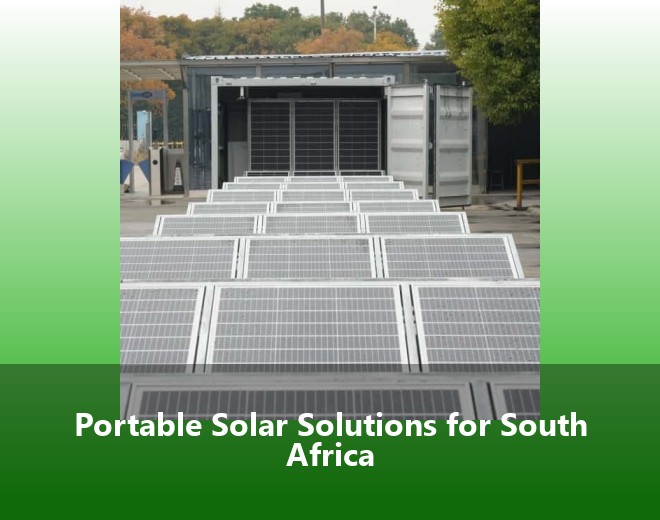 Portable Solar Solutions for South Africa