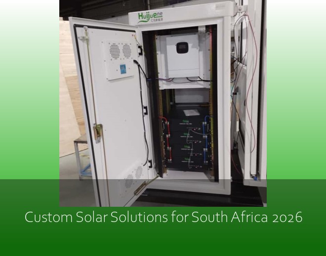 Custom Solar Solutions for South Africa 2026