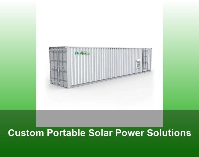 Custom Portable Solar Power Solutions