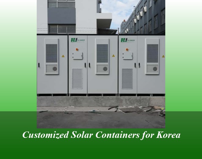 Customized Solar Containers for Korea