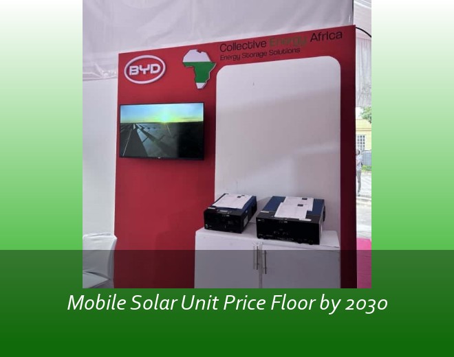 Mobile Solar Unit Price Floor by 2030
