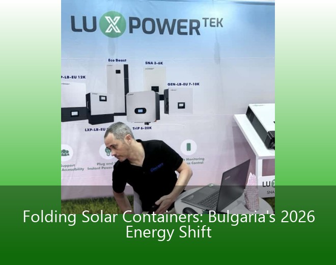 Folding Solar Containers: Bulgaria's 2026 Energy Shift