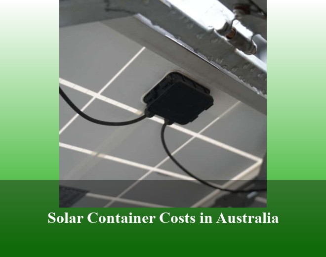 Solar Container Costs in Australia