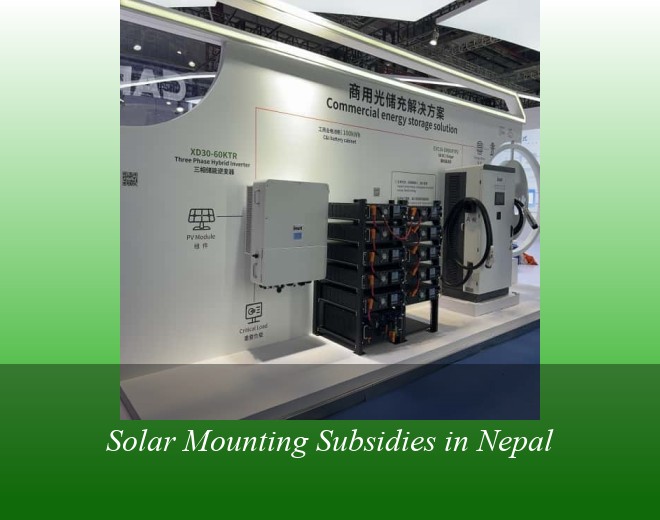 Solar Mounting Subsidies in Nepal