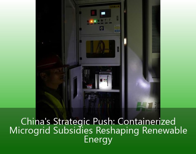 China's Strategic Push: Containerized Microgrid Subsidies Reshaping Renewable Energy