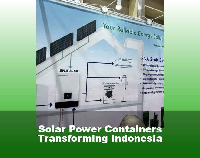 Solar Power Containers Transforming Indonesia