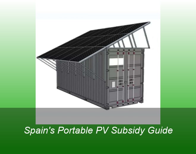 Spain's Portable PV Subsidy Guide