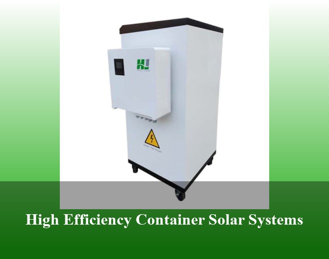 High Efficiency Container Solar Systems