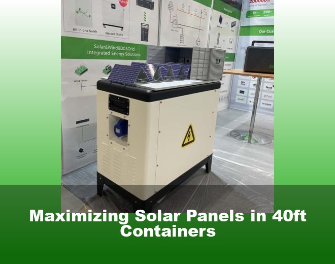 Maximizing Solar Panels in 40ft Containers