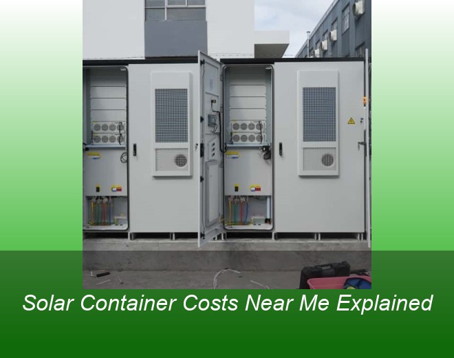 Solar Container Costs Near Me Explained