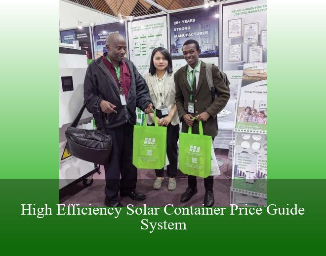 High Efficiency Solar Container Price Guide System