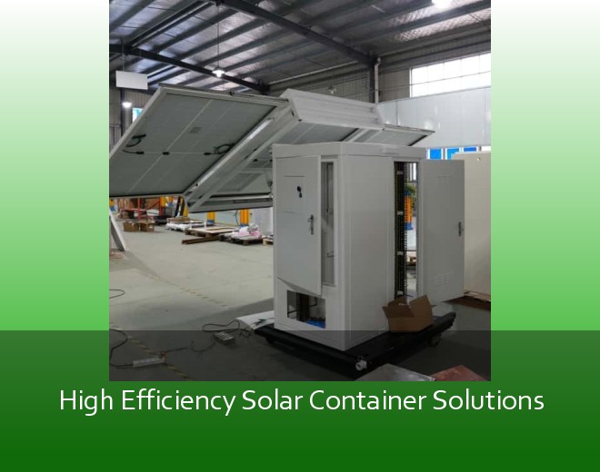 High Efficiency Solar Container Solutions