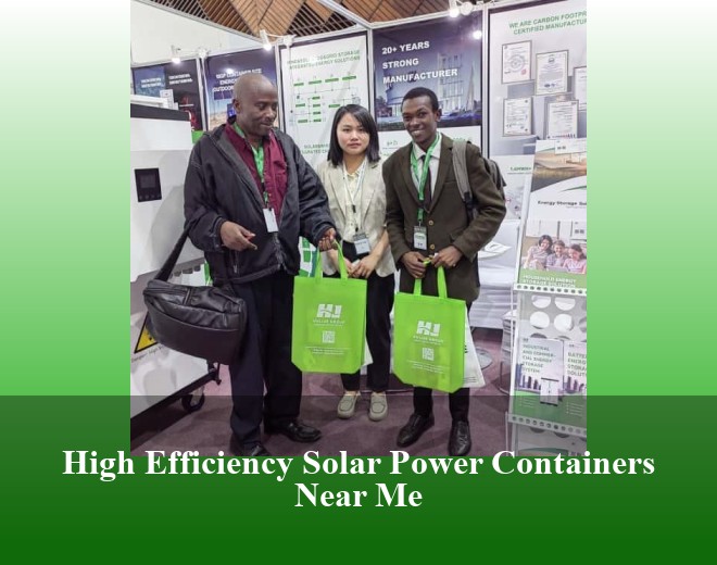 High Efficiency Solar Power Containers Near Me
