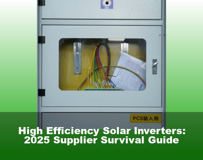 High Efficiency Solar Inverters: 2025 Supplier Survival Guide