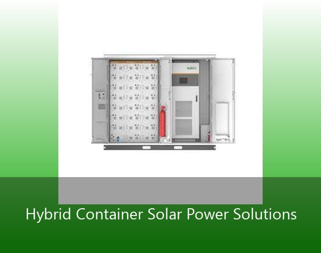 Hybrid Container Solar Power Solutions