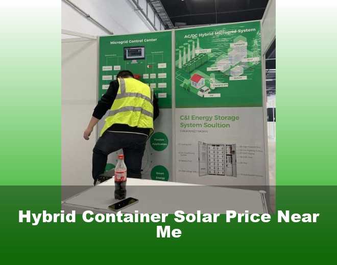 Hybrid Container Solar Price Near Me