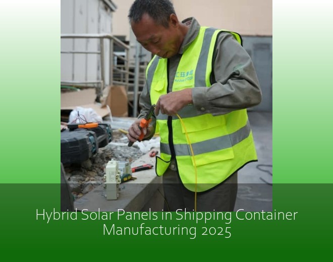 Hybrid Solar Panels in Shipping Container Manufacturing 2025