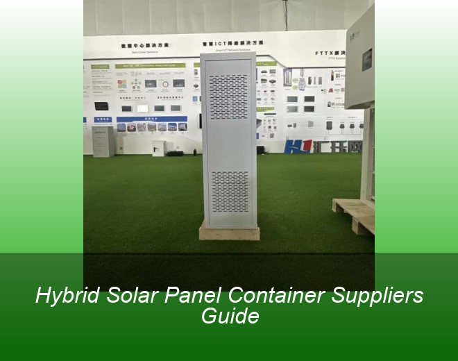 Hybrid Solar Panel Container Suppliers Guide