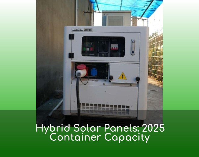 Hybrid Solar Panels: 2025 Container Capacity