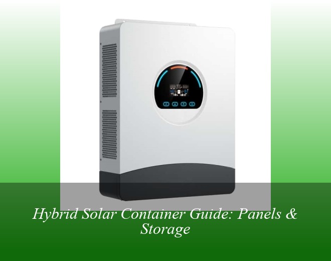 Hybrid Solar Container Guide: Panels & Storage