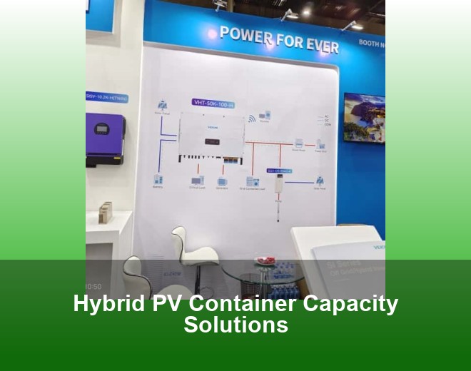 Hybrid PV Container Capacity Solutions