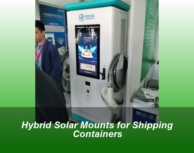 Hybrid Solar Mounts for Shipping Containers