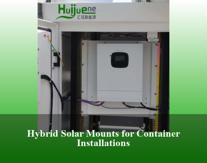 Hybrid Solar Mounts for Container Installations