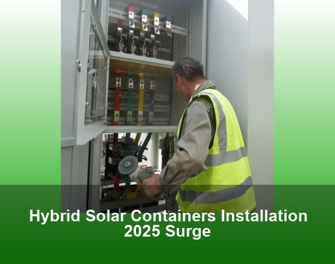 Hybrid Solar Containers Installation 2025 Surge