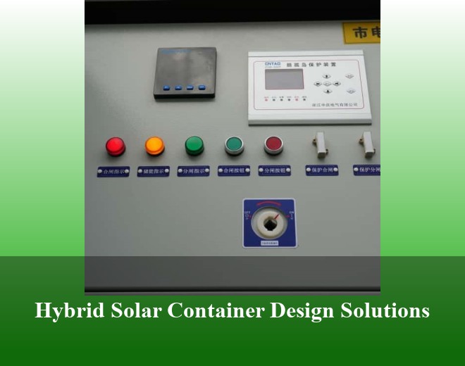 Hybrid Solar Container Design Solutions