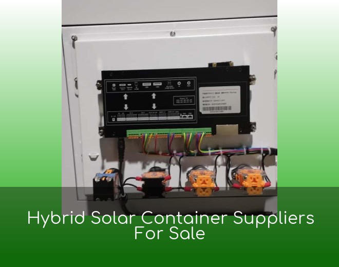 Hybrid Solar Container Suppliers For Sale