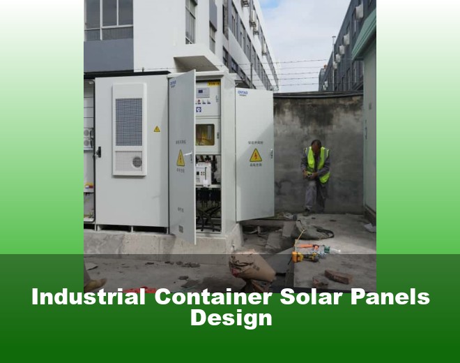 Industrial Container Solar Panels Design
