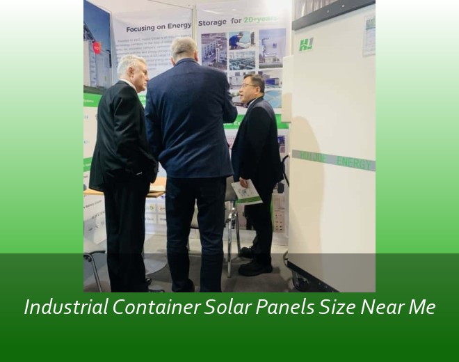 Industrial Container Solar Panels Size Near Me