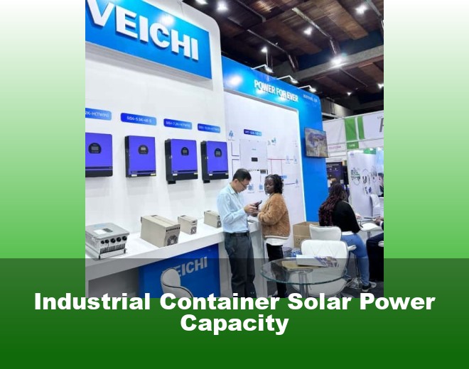 Industrial Container Solar Power Capacity