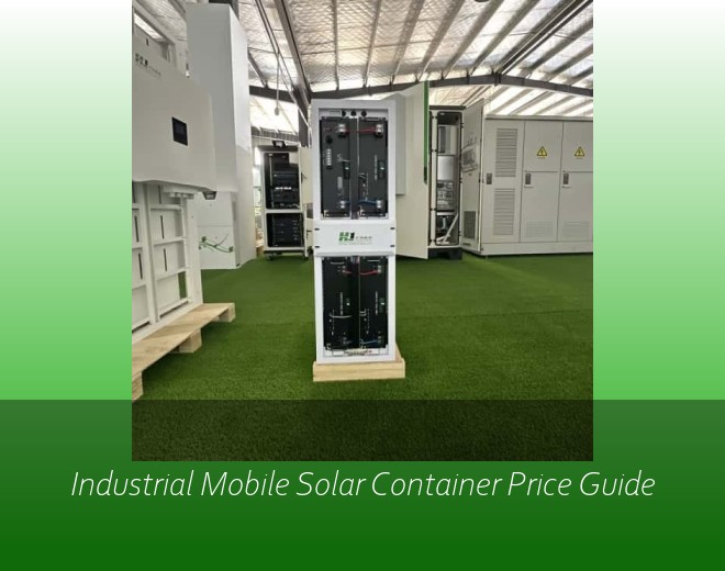 Industrial Mobile Solar Container Price Guide