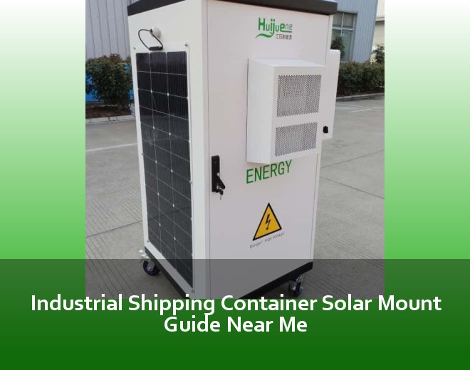 Industrial Shipping Container Solar Mount Guide Near Me