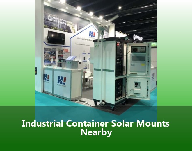 Industrial Container Solar Mounts Nearby