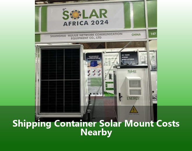 Shipping Container Solar Mount Costs Nearby