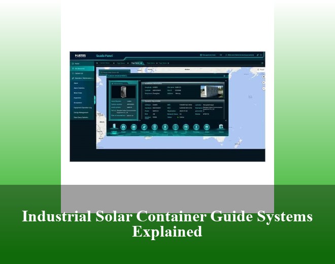 Industrial Solar Container Guide Systems Explained