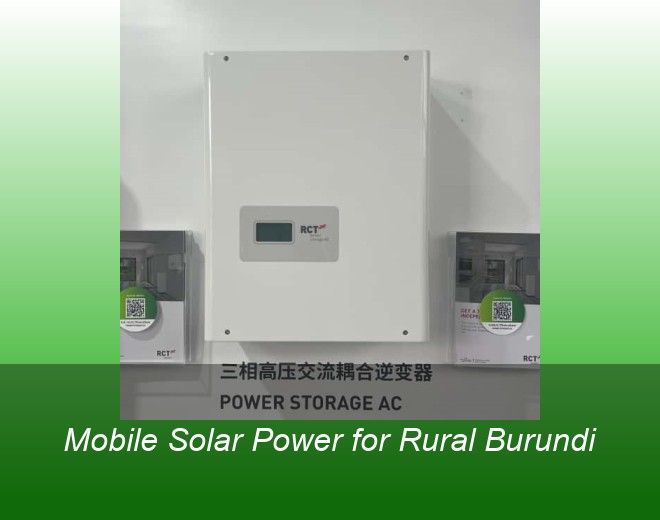 Mobile Solar Power for Rural Burundi